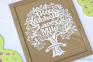 Family Tree Papercut. Traditional Frame (Home Decor)