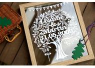 Love Tree Papercut