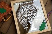 Love Tree Papercut