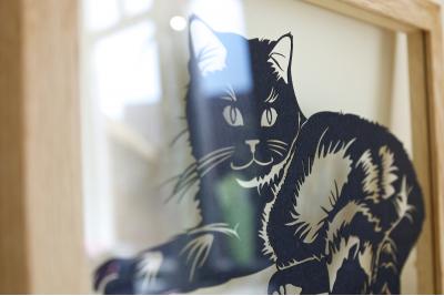 Cat Portrait Papercut