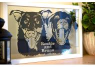 Pet Portrait Papercut