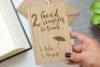 2 Good reasons to teach. Personalised wooden teacher card