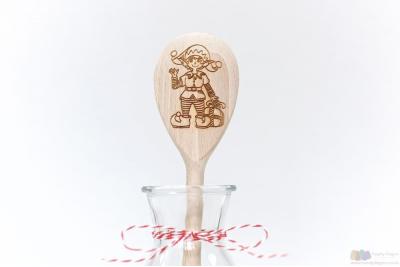 Personalised character spoon - Christmas Elf