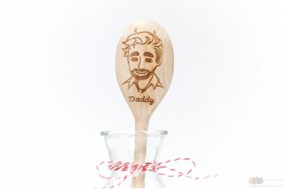 Personalised character spoon - Daddy