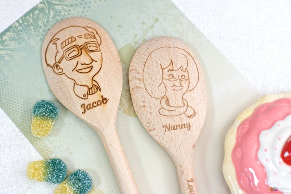 Personalised wooden spoons quick turnaround 